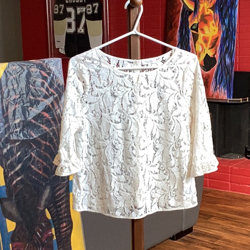 Part Two lace top